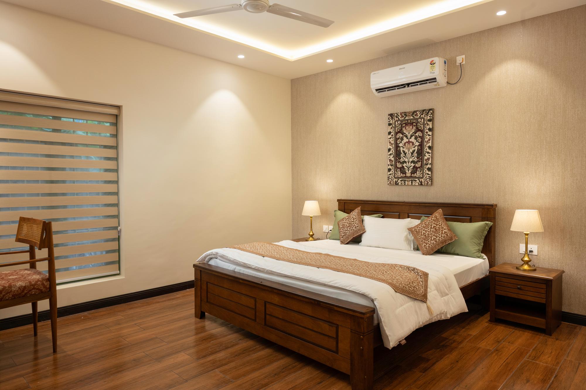 Saffron and Sandal Suites, dressed for changing or an overnight stay